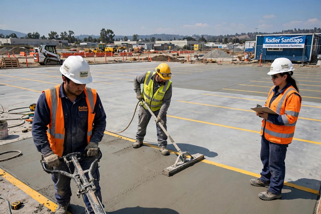 Radier para Estacionamientos - Equipo Radier Santiago